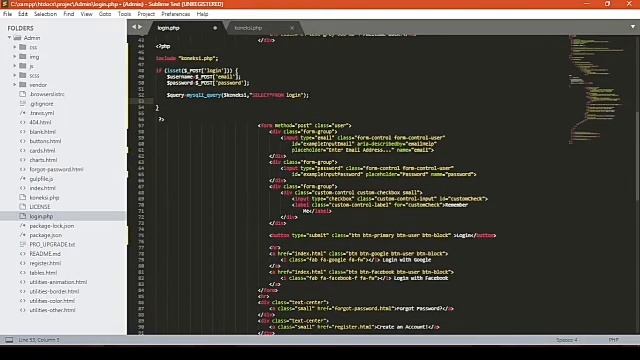 〖SB admin 2〗how to make login form using SB admin template. смотреть онлайн