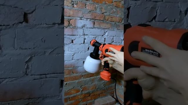 Новый Китайский краскопульт (распылитель) 750W от Prostormer. Красит ровно, плотно. смотреть онлайн