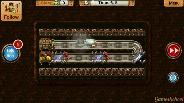 Rail Maze 2 Short Long Level Gameplay - Train Puzzle Game - Android Gameplay #2139 смотреть онлайн
