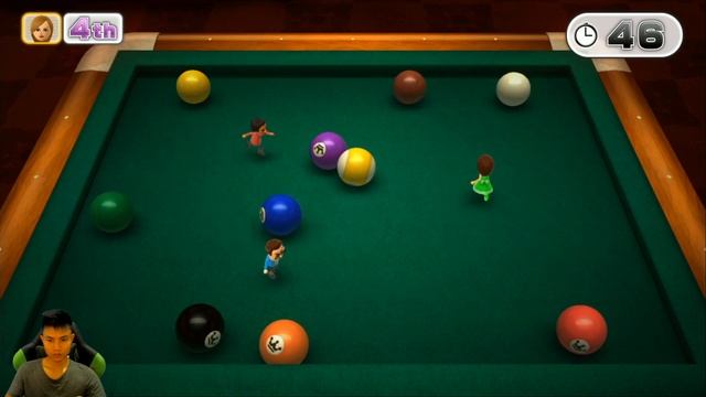 Wii Party U - Pool Party Minigames 10 Round Special (CPU Master) | JinnaGaming смотреть онлайн