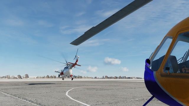 DCS World simulator: Helicopter Mi-8 - Tail rotor failure on takeoff. The Flying Wizard. # 240 смотреть онлайн