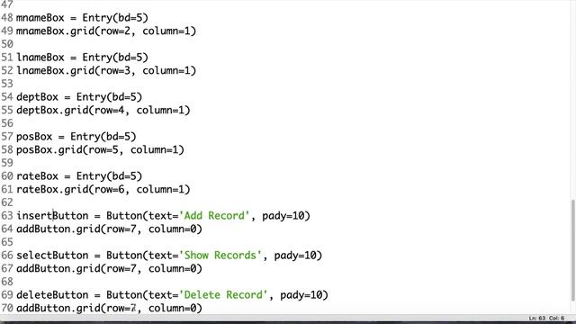 Solution to Assignment #9 - Python GUI App with SQL Database смотреть онлайн