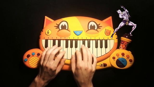 GIORNO'S THEME - Meme part on a STYLOPHONE and... смотреть онлайн