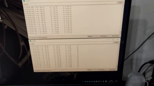 [URAP] RM3100 & LIS2MDL Magnetic Field Sensor Test