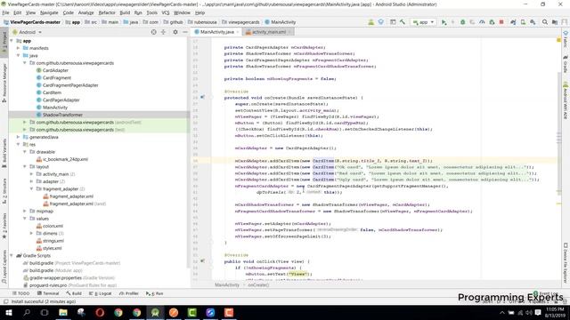 CardView Swipe using ViewPager in Android Studio Tutorial смотреть онлайн