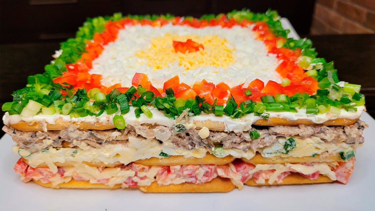 НОВИНКА!!! САМЫЙ Удачный Закусочный торт на НОВЫЙ ГОД 2023 - Лучшая ЗАКУСКА на НОВОГОДНИЙ СТОЛ 2023 смотреть онлайн