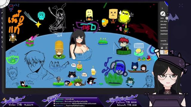 【Aggie.io】Drawing ลอยกระทง