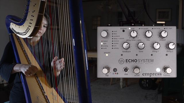 Empress Effects Echosystem Pedal Demo on Harp смотреть онлайн