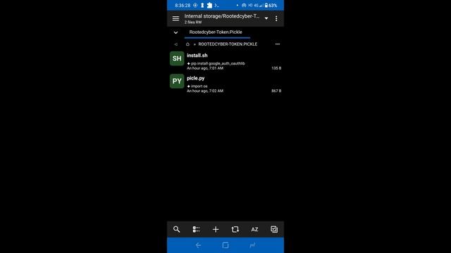 Generate Toke.pickle using Termux смотреть онлайн