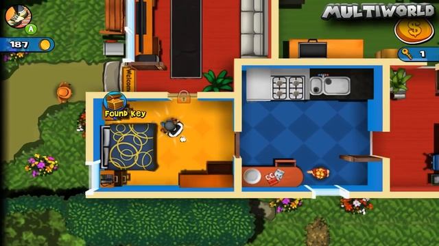 Игра Боб воришка ROBBERY BOB 1 часть 2 серия Добрая собака ) Кусается?(на андроид игра бесплатная) смотреть онлайн