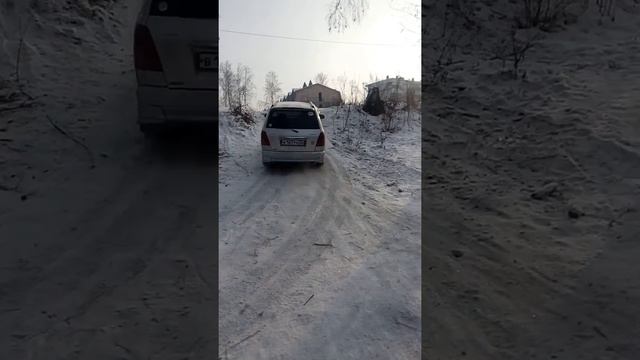 обзор Daihatsu Pyzar зимой полный привод смотреть онлайн