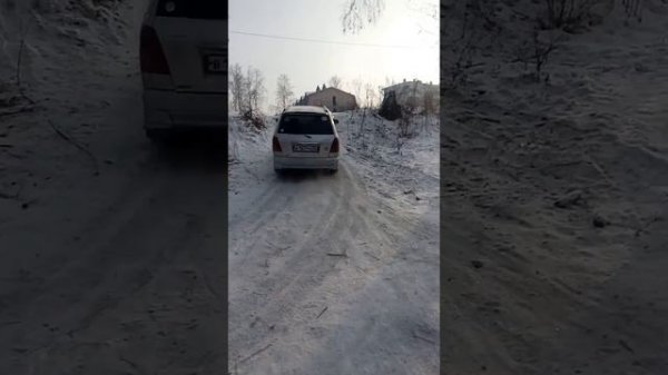 обзор Daihatsu Pyzar зимой полный привод