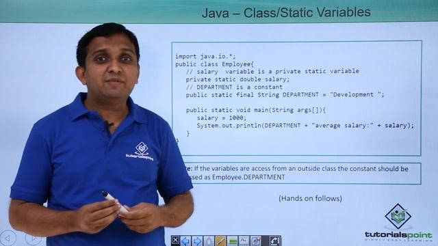 Java - Class/Static Variables смотреть онлайн