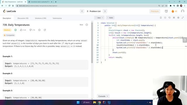 Leetcode 739 Daily Temperatures (Monotonic stack) смотреть онлайн