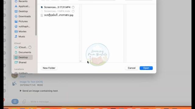 Image to Text using Telegram | បម្លែងរូបភាពជាអត្ថបទ смотреть онлайн