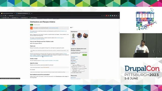 Drupal Distributions and Recipes Initiative Update: Pittsburgh 2023 смотреть онлайн