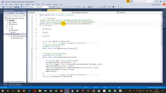 Create ActiveX Control with C# in Visual Studio 2017 смотреть онлайн
