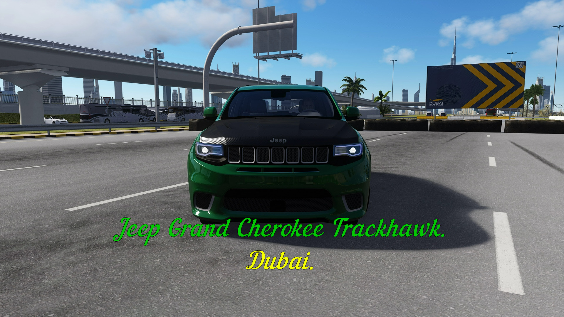 Jeep Grand Cherokee Trackhawk-Dubai Assetto Corsa. смотреть онлайн