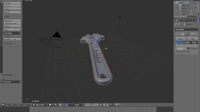 Reduce .STL or .OBJ File Size Using Blender смотреть онлайн