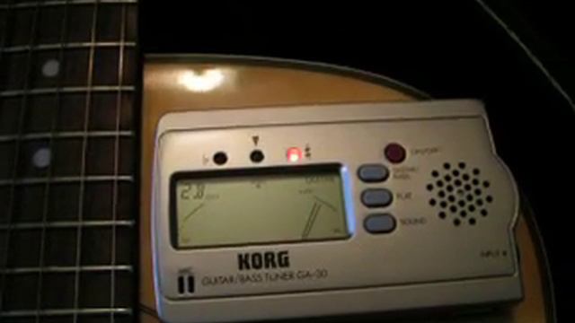 Ibanez Guitar with Korg tuner смотреть онлайн