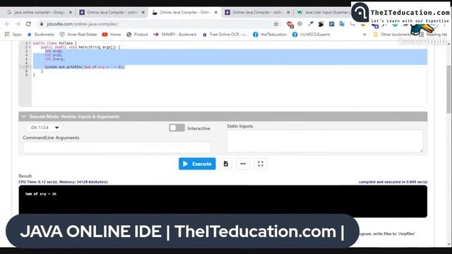 Java Tutorials for beginners | How to write JAVA Program Online, Compile JAVA, Run JAVA on Mobile смотреть онлайн