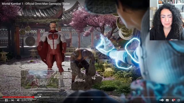 OMNI-MAN IS BRUTAL! - Mortal Kombat 1 Omni-Man Gameplay Trailer REACTION смотреть онлайн