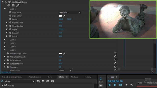 Lighting Effects in Adobe Premiere Pro смотреть онлайн