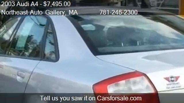 2003 Audi A4 1.8T Quattro - for sale in Wakefield MA, MA 018 смотреть онлайн