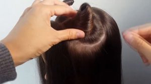 Прическа рожки, ушки, пучки // Hair horns, cat ears