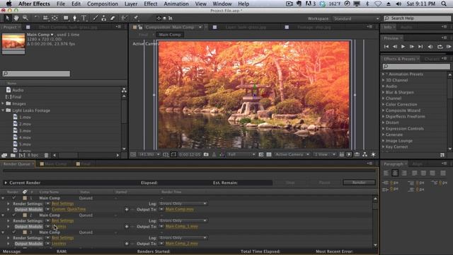 AE: Changing Multiple Render Output Modules at Once смотреть онлайн