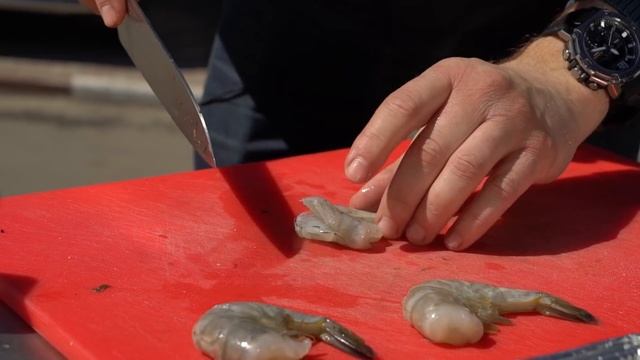 Креветки с кукурузой в имбирно-лаймовой глазури. Естественно на гриле! смотреть онлайн