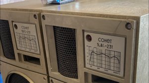 Ас сонет 10АС-231 и усилитель со спичечный коробок