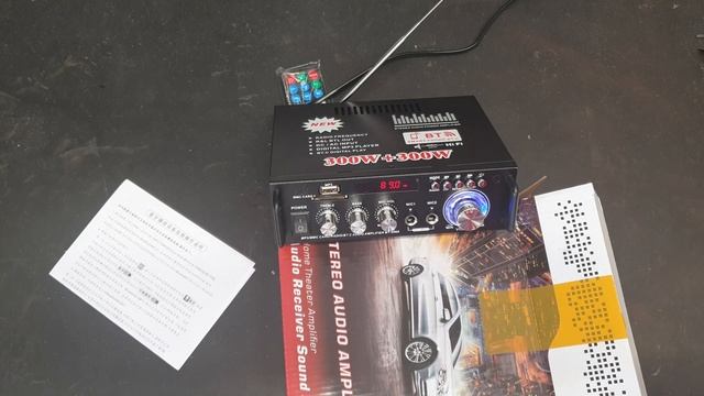 600W zesilovač s bluetooth, FM radiem, USB, SD, MP3, Mic смотреть онлайн