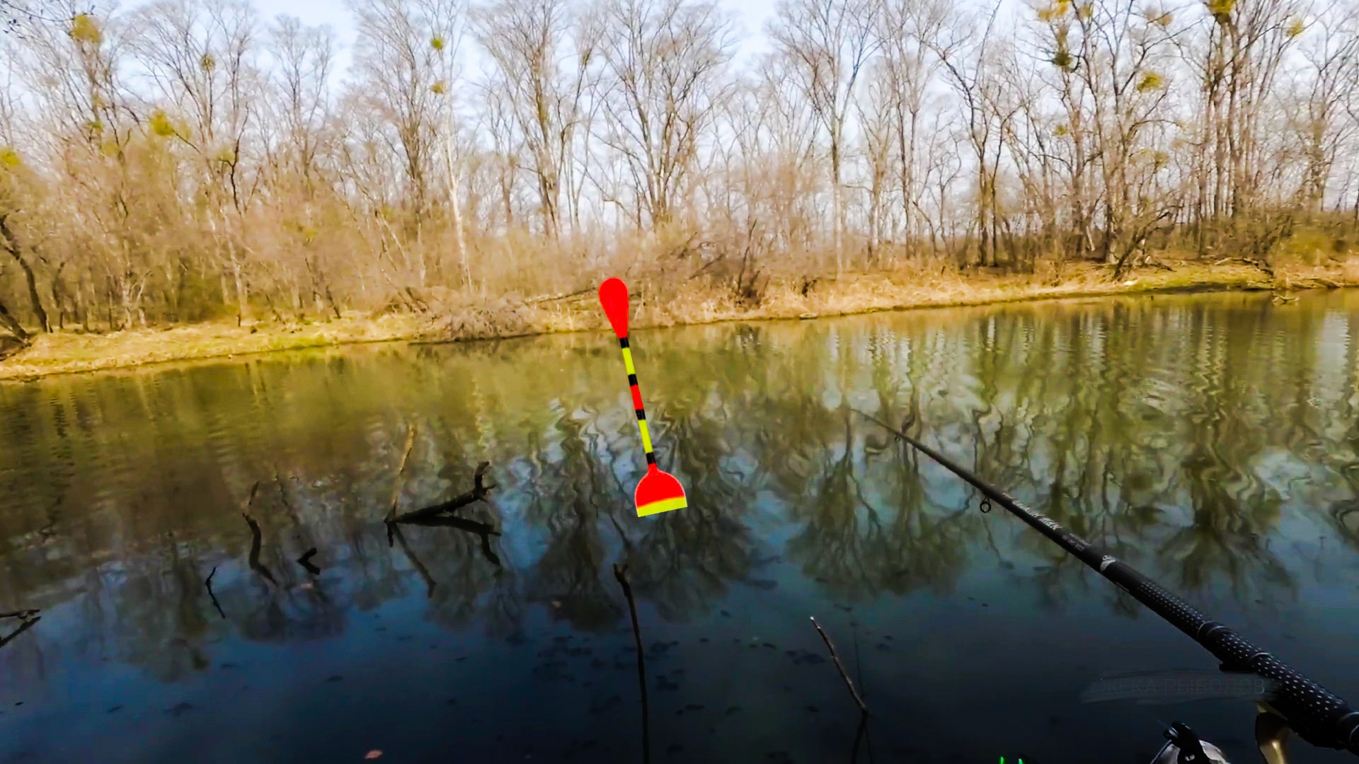 РЫБАЛКА НА ПОПЛАВОК. ЛОВЛЯ ВЕСЕННЕГО КАРАСЯ смотреть онлайн