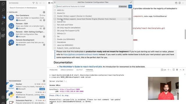 Dev:container: Containerize a node.js application смотреть онлайн