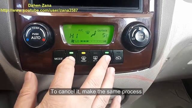 How to turn off A/C - information - Kia sportage - Trick (video49) смотреть онлайн