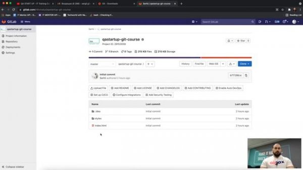 GIT. Урок 2. Настройка окружения и git clone _ QA START UP (1080p)
