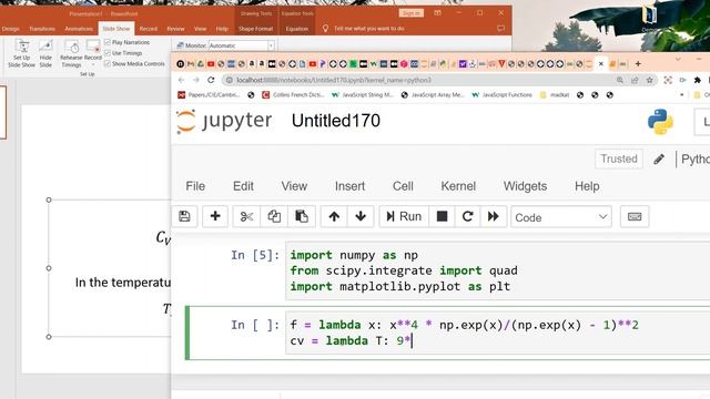 Problem solve Python Plot Debye sp heat смотреть онлайн