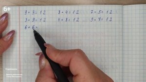 Сложение  с переходом через десяток вида 7+4, 8+4, 9+4