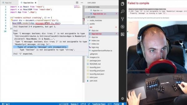 Using Typescript with Create React App