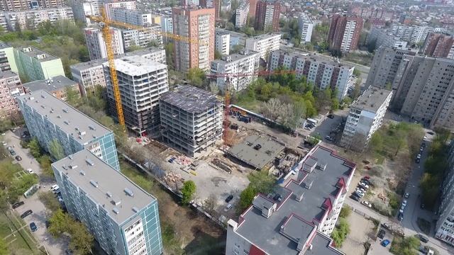 ЖК Аврора - Квартиры в Ростове-на-Дону (ход строительства, апрель 2019) смотреть онлайн
