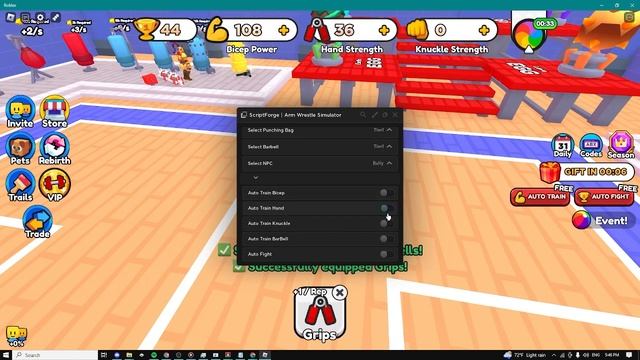 [?UPDATE] Arm Wrestle Simulator Script Hack / AUTO FARM / INF WINS / AUTO HATCH / *PASTEBIN 2023* смотреть онлайн