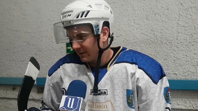Luka Kalan po meczu Re-Plast Unia Oświęcim - GKS Katowice. смотреть онлайн