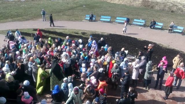 Вербное воскресенье в селе Тайнинском (Мытищи) смотреть онлайн