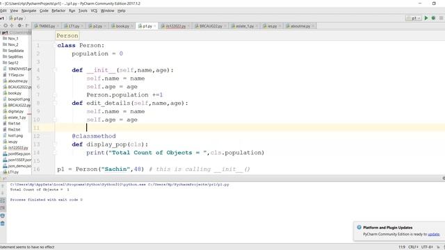 Python Class Tutorial Day 2: Class and Objects смотреть онлайн