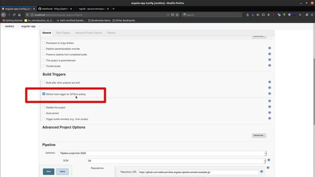 Run Jenkins pipeline automatically using github hook and ngrok смотреть онлайн