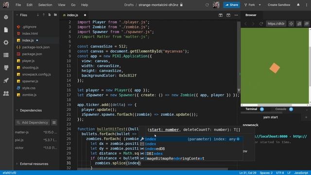 PixiJS Tutorial 8 - Killing Zombies ;-( смотреть онлайн