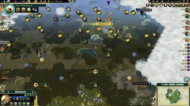 Civilization 5 - Vox Populi as The Iroquois - Episode 7 ...The Barbarian Horde Attacks!... смотреть онлайн