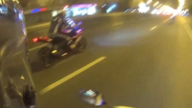 Moscow Bikers Ленинский пр-кт... И вдруг велосепидист смотреть онлайн