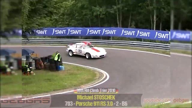Porsche 911 RS 3.0 - Michael STOSCHEK - HILL CLIMB - 2010 - Trier смотреть онлайн